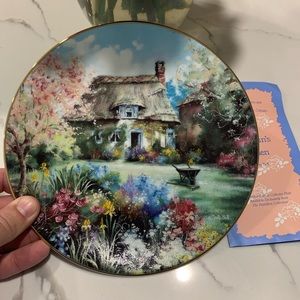 The Chaplains Garden collector plate by Marty Bell